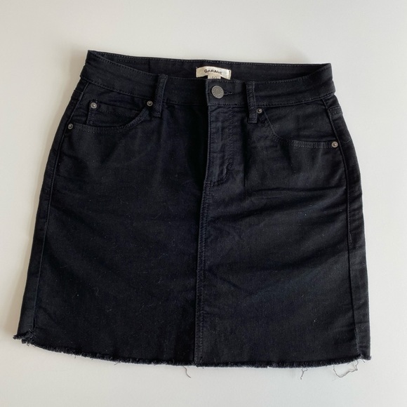Garage Retro High Rise Denim Mini Skirt small - Picture 2 of 3